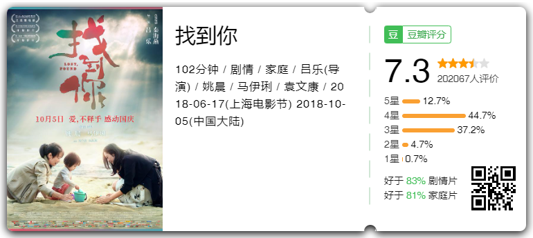 电影院观影之《找到你》